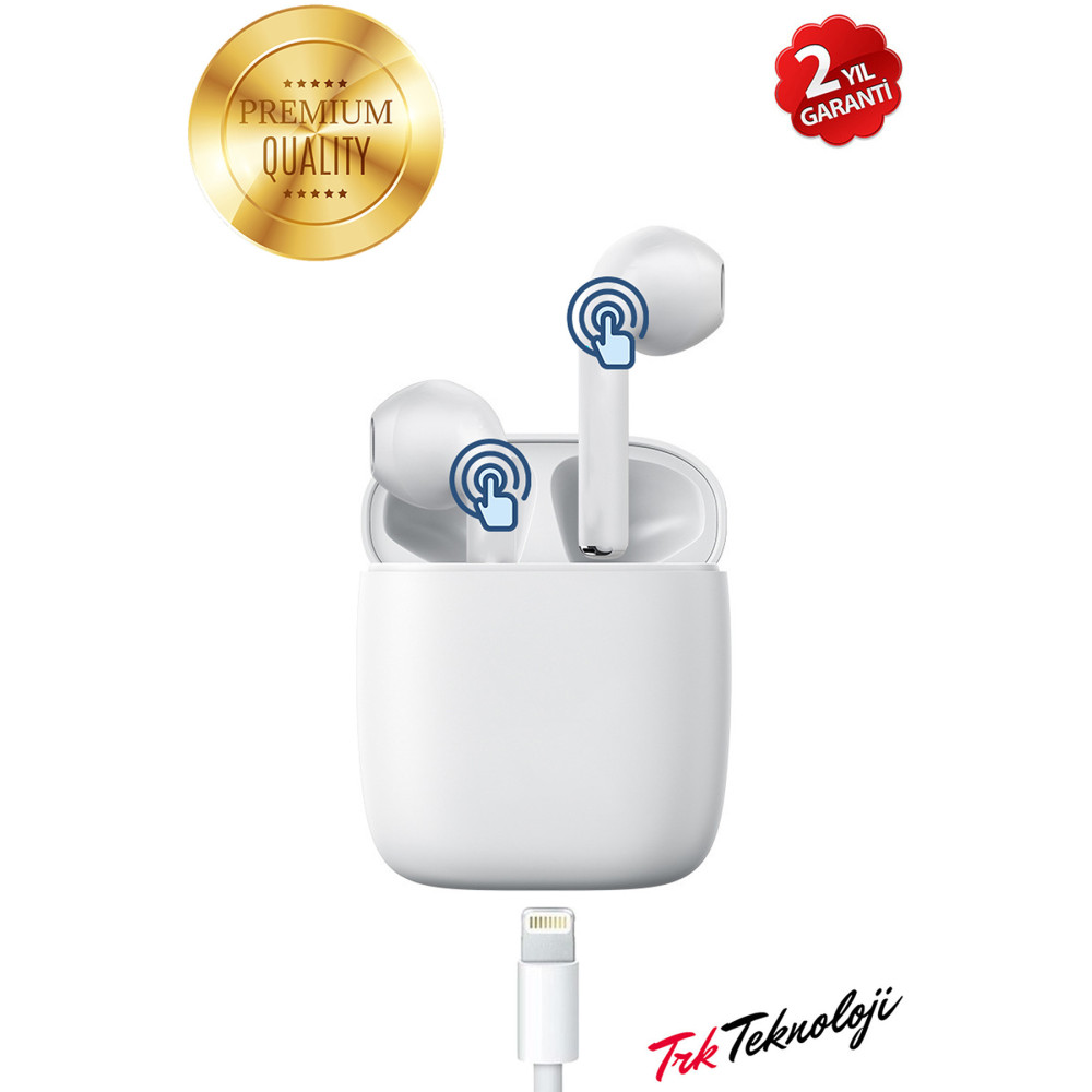 TrkTech Livebuds I12 Pro Ios Android Uyumlu Beyaz Bluetooth Kulaklık Kulak İçi Kulaklık Fiyatı