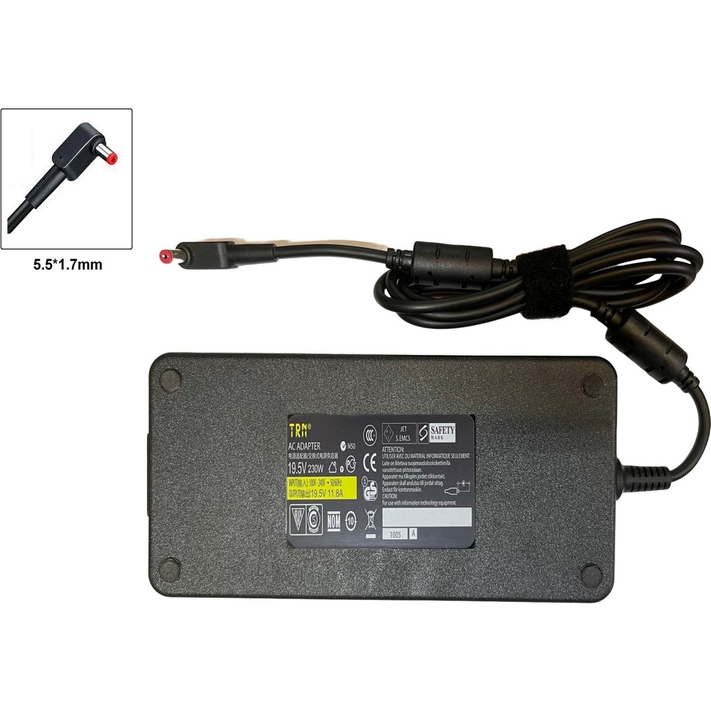 Trn Acer 230W 19.5V 11.8A 5.5*1.7mm Notebook Adaptör Şarj Aleti Laptop Adaptör Fiyatı