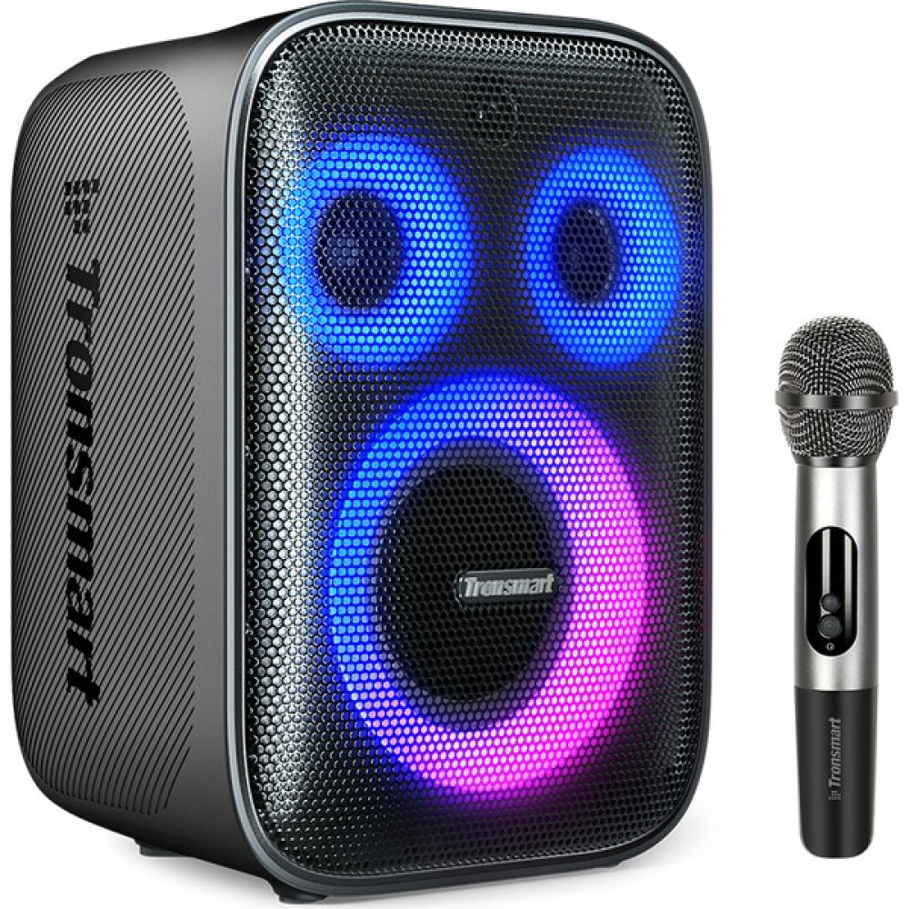 Tronsmart Halo 200 Karaoke Parti Hoparlörü-Mono Mikrofon - Siyah Bluetooth Hoparlör Fiyatı