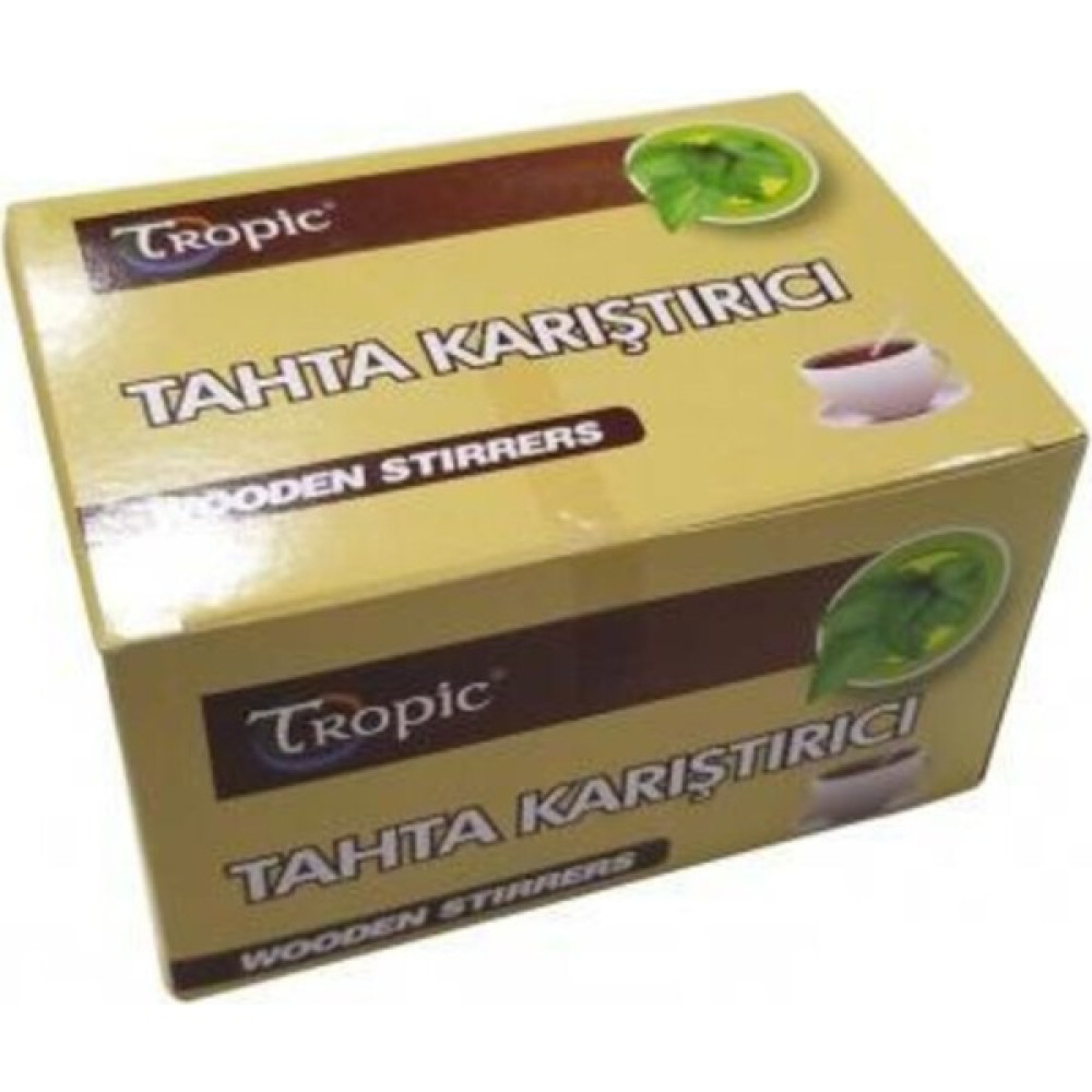 Tropic Çay Kahve Tahta Karıştırıcı 600'LÜ Mutfak Sarf Malzemeleri Fiyatı