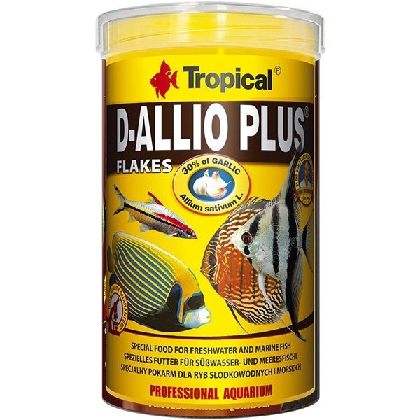 Tropical D-Allio Plus Flake Discus Balıklar Için Sarımsaklı Pul Balık Yemi 100 ml 20 gr Diğer Fiyatı