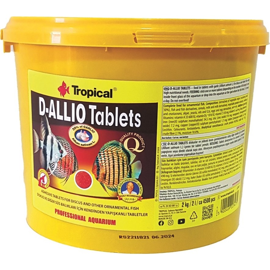 Tropical D- Allio Tablets 100 Adet Diğer Fiyatı
