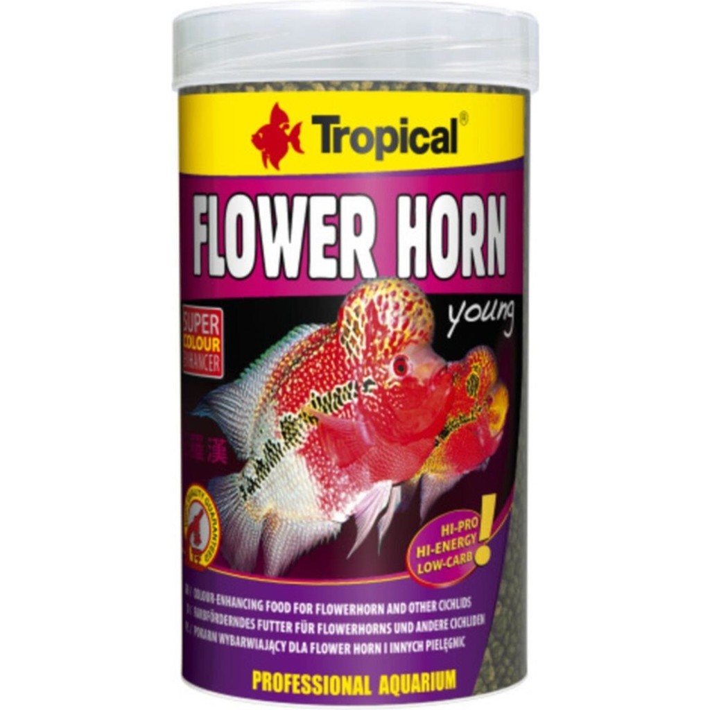 Tropical Flower Horn Young Pellet 1000ML/380G Diğer Fiyatı