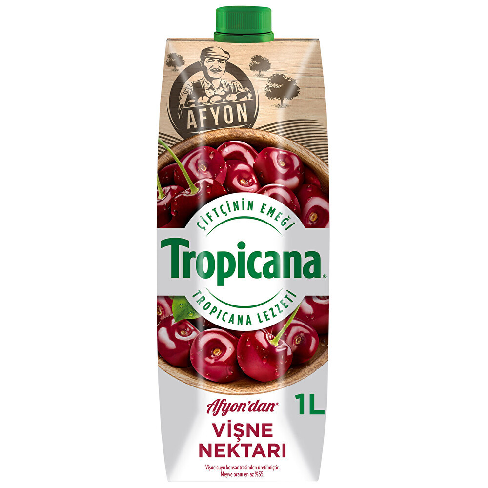 Tropicana Afyon Vişne Nektarı Tetra Paket 1 lt Limonata ve Meyve suyu Fiyatı
