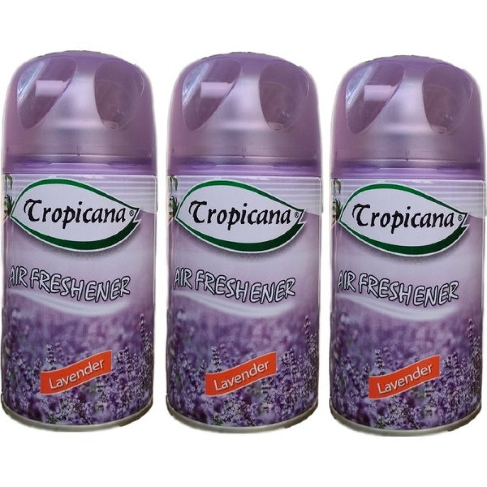 Tropicana Air Freshener Oda Kokusu Lavander Lavanta Koku Parfüm Sprey 260 ml x 3 Adet Oto Boyaları Fiyatı