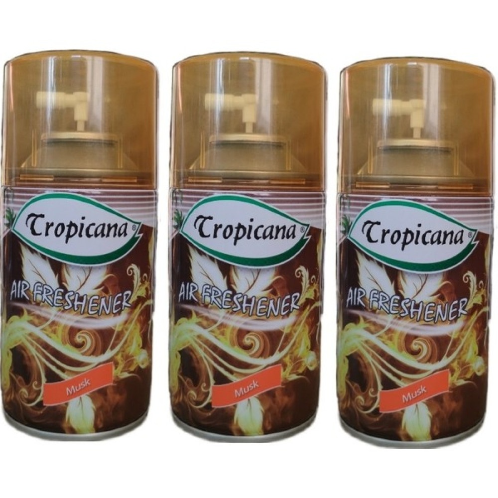 Tropicana Air Freshener Oda Kokusu Musk Misk Otu Koku Lineer Koku Parfüm Spreyi 260 ml x 3 Adet Oto Boyaları Fiyatı