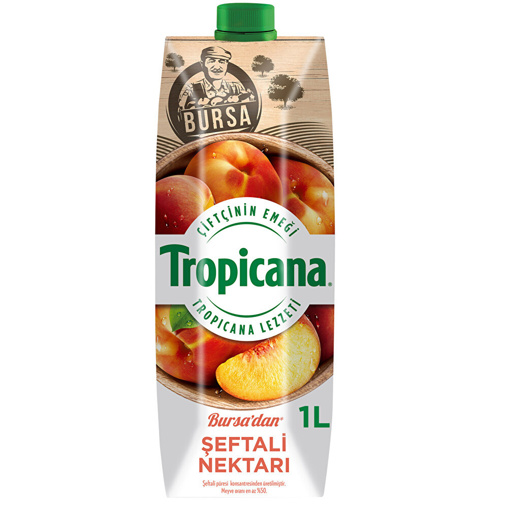 Tropicana Bursa Şeftali Nektarı Tetra Paket 1 lt Limonata ve Meyve suyu Fiyatı