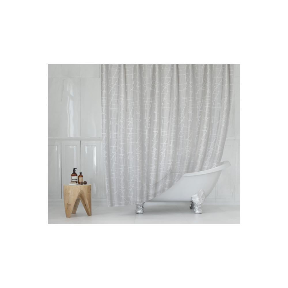Tropik Mermer Desen Banyo Perdesi Polyester Kumaş C Halkalı Duş Perdesi Yerli Üretim Banyo Küvet Perdeleri Duş / Banyo Perdesi Fiyatı