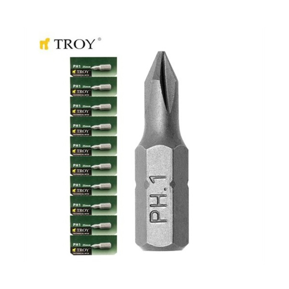 Troy 22251-10 Bits Uç (10Xph1x25mm) Oto Boyaları Fiyatı
