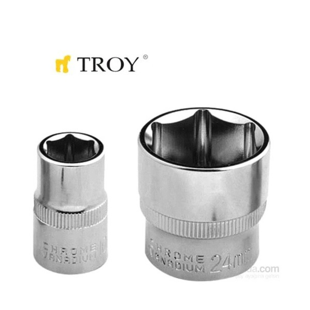 Troy 26172 3/8” Lokma (Ölçü 18Mm-Çap 25,8-Uzunluk 30Mm) Oto Boyaları Fiyatı
