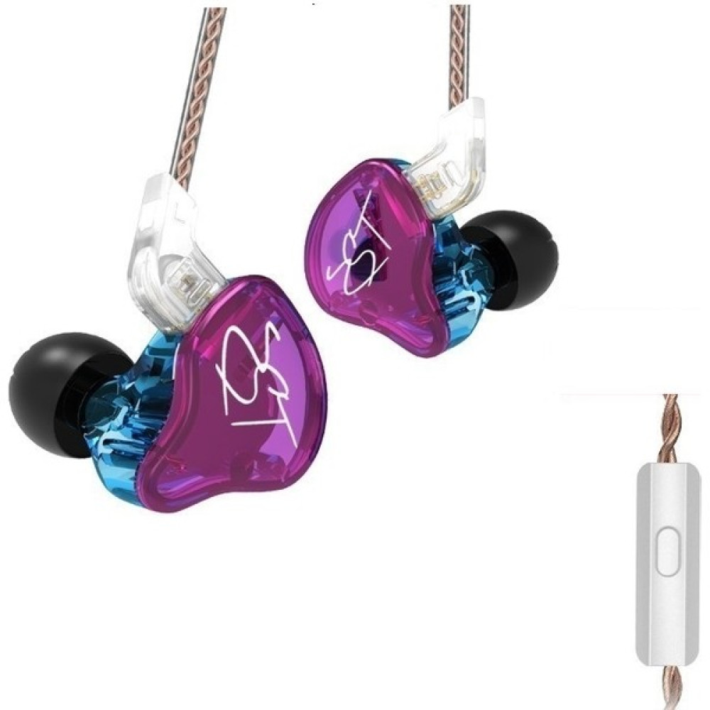 Troy Mitchel Kz Zst Mor Armatür Çift Sürücülü Kulaklık Ayrılabilir Kablo Kulak Içi Ses Monitörleri Gürültü Yalıtımlı Hifi Müzik Spor Kulaklıkları (... Kulak İçi Kulaklık Fiyatı
