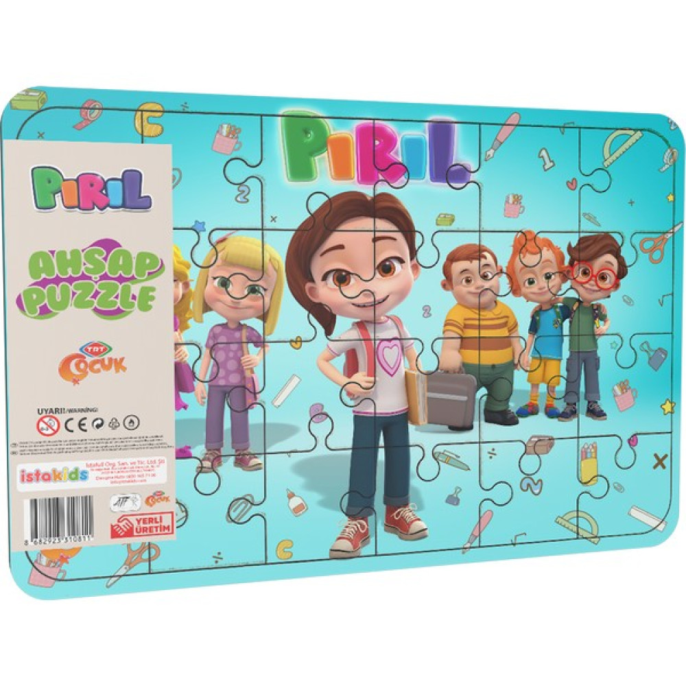 TRT Çocuk Pırıl Ahşap Puzzle 24 Parça Eğitici Oyuncak Fiyatı