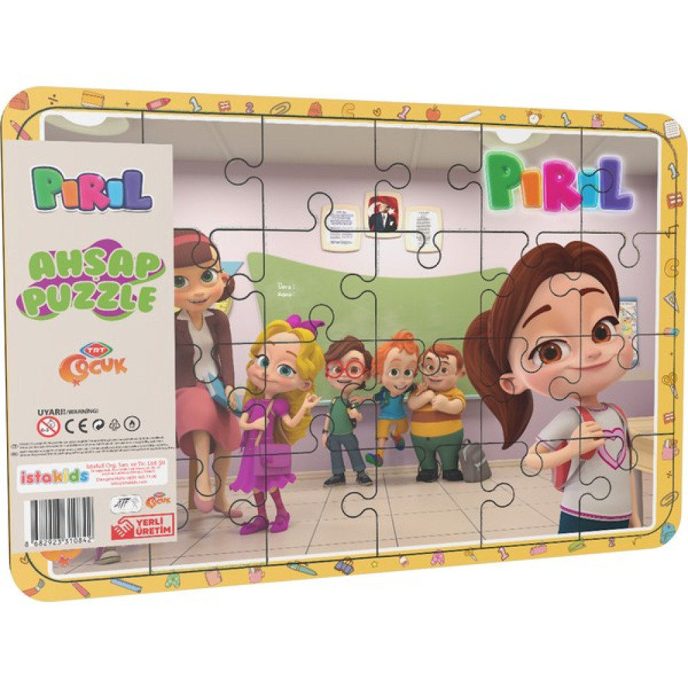 TRT Çocuk Pırıl Trt Çocuk Istakids Ahşap Puzzle 24 Parça Eğitici Oyuncak Fiyatı