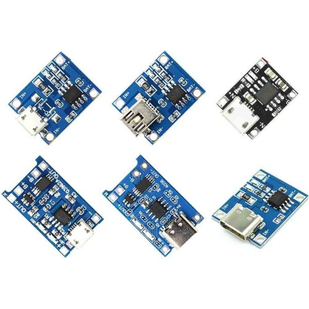 Trucks Habby 10 Adet Tip-C/mikro/mini USB 5V 1A 18650 TP4056 Lityum Pil Şarj Cihazı Modülü Şarj Panosu Koruma ile Çift Fonksiyonlu 1A Li-Ion (Yurt ... Elektrikli El Aletleri Fiyatı