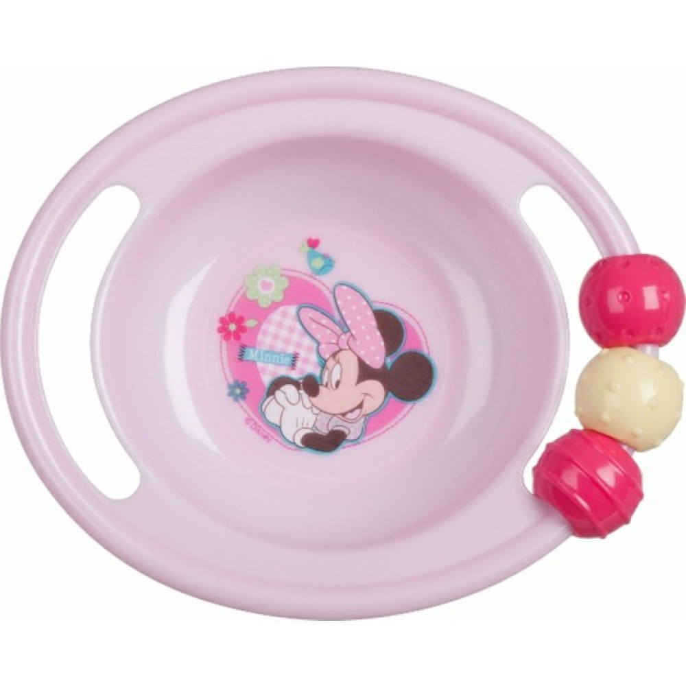 Trudeau Disney Bebek Minnie Abc Kase Diş Kaşıyıcı Boncuklu - Pembe Mama Seti Fiyatı