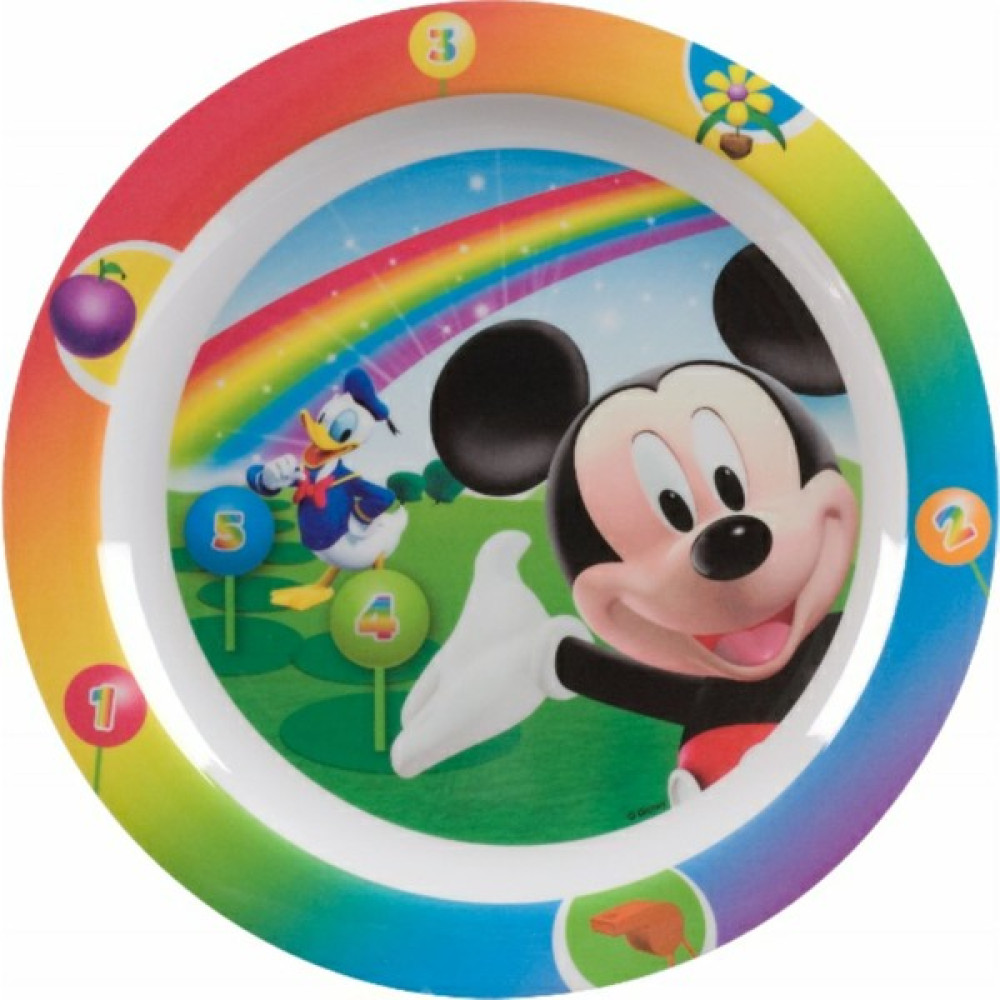 Trudeau Disney Mickey Renkler Çocuk Yemek Tabağı - Renkli Mama Seti Fiyatı
