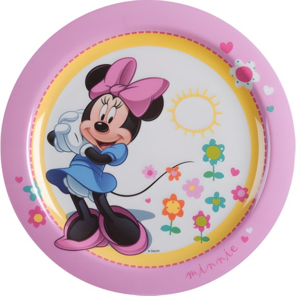 Trudeau Kbobaby Disney Minnie Mouse Favori Çocuk Yemek Tabağı - Pembe Mama Seti Fiyatı