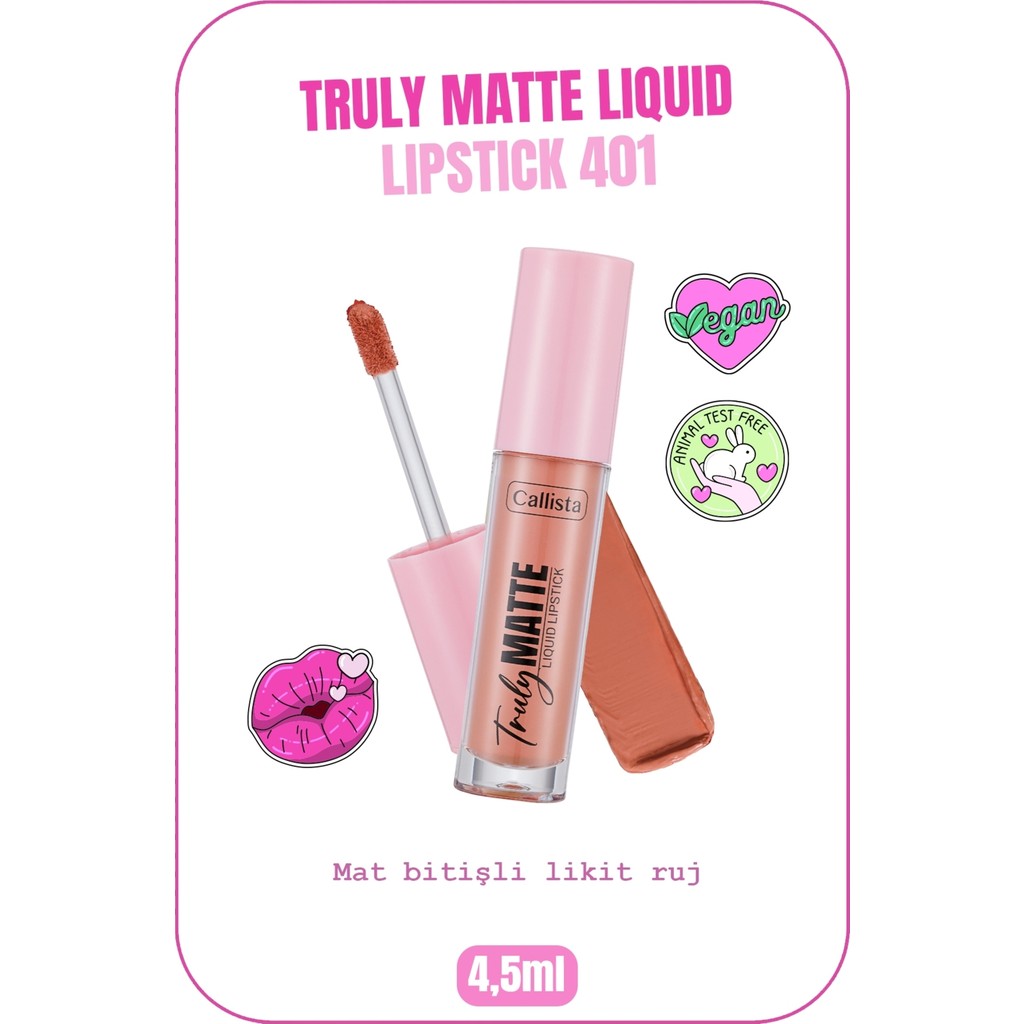 Truly Matte Liquid Lipstick Mat Likit Ruj 401 Barely There - Nude Rujlar & Dudak Parlatıcıları Fiyatı