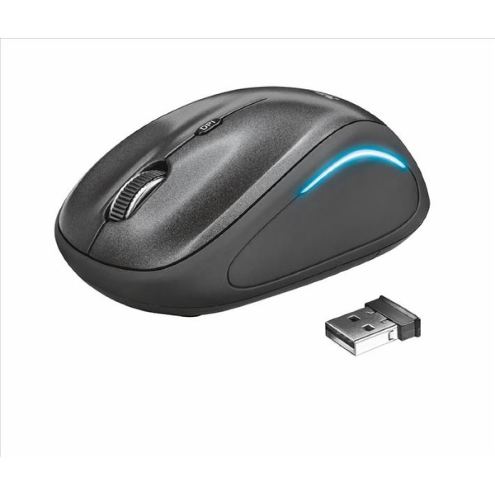Trust 22333 Yvi Fx Kablosuz Mouse - Siyah Klavye - Mouse Fiyatı