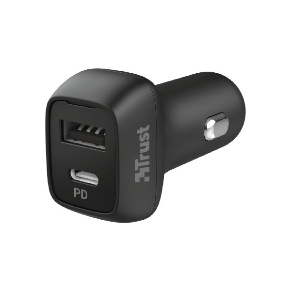 Trust Çift Ultra Hızlı Araç Şarj Cihazı USB ve USB C - Siyah Oto Boyaları Fiyatı