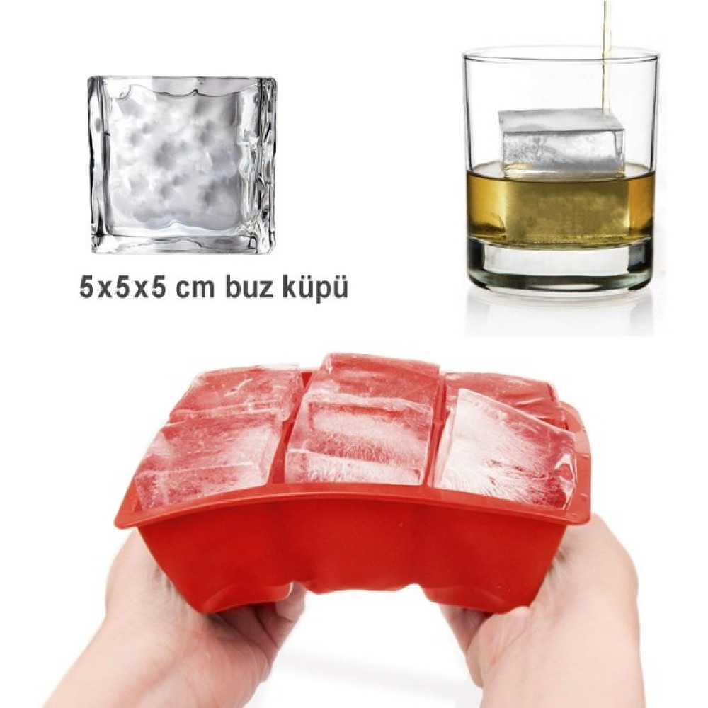 Trustmoda 6 Bölmeli Buzluk 5 cm Kek Kalıpları Fiyatı
