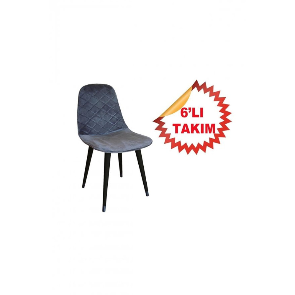 Truva Metal Ayakli Sandalye 6Li Takim Mutfak Dolabı / Mobilyası Fiyatı
