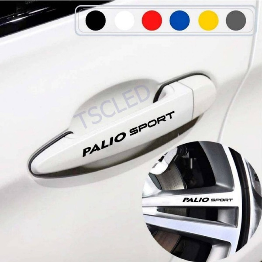 TSC Palio Için Kapı Kolu ve Jant Sticker Yazı 135 - Siyah - 18CM Oto Boyaları Fiyatı
