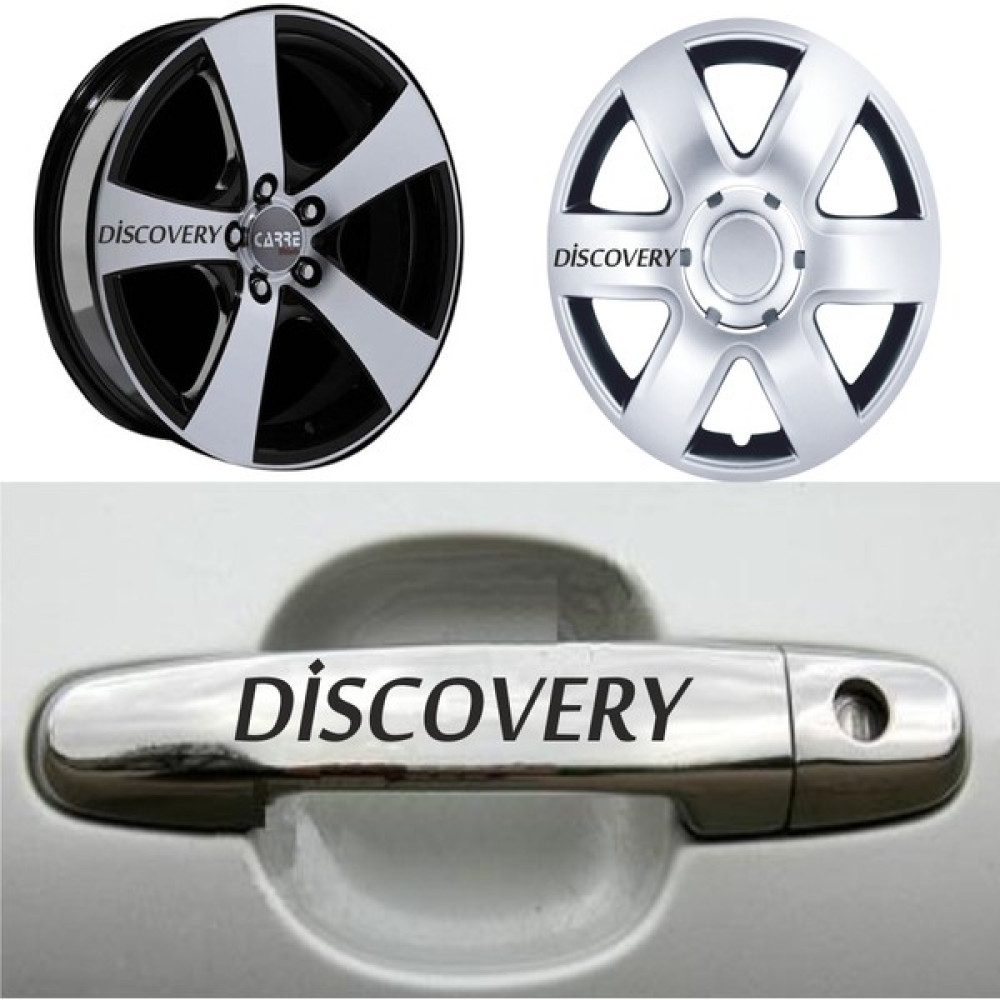 TSC Rover Discovery Kapı Kolu Jant Sticker (10 Adet) Etiket Yapıştırma Z159 - Siyah - 12CM Oto Boyaları Fiyatı