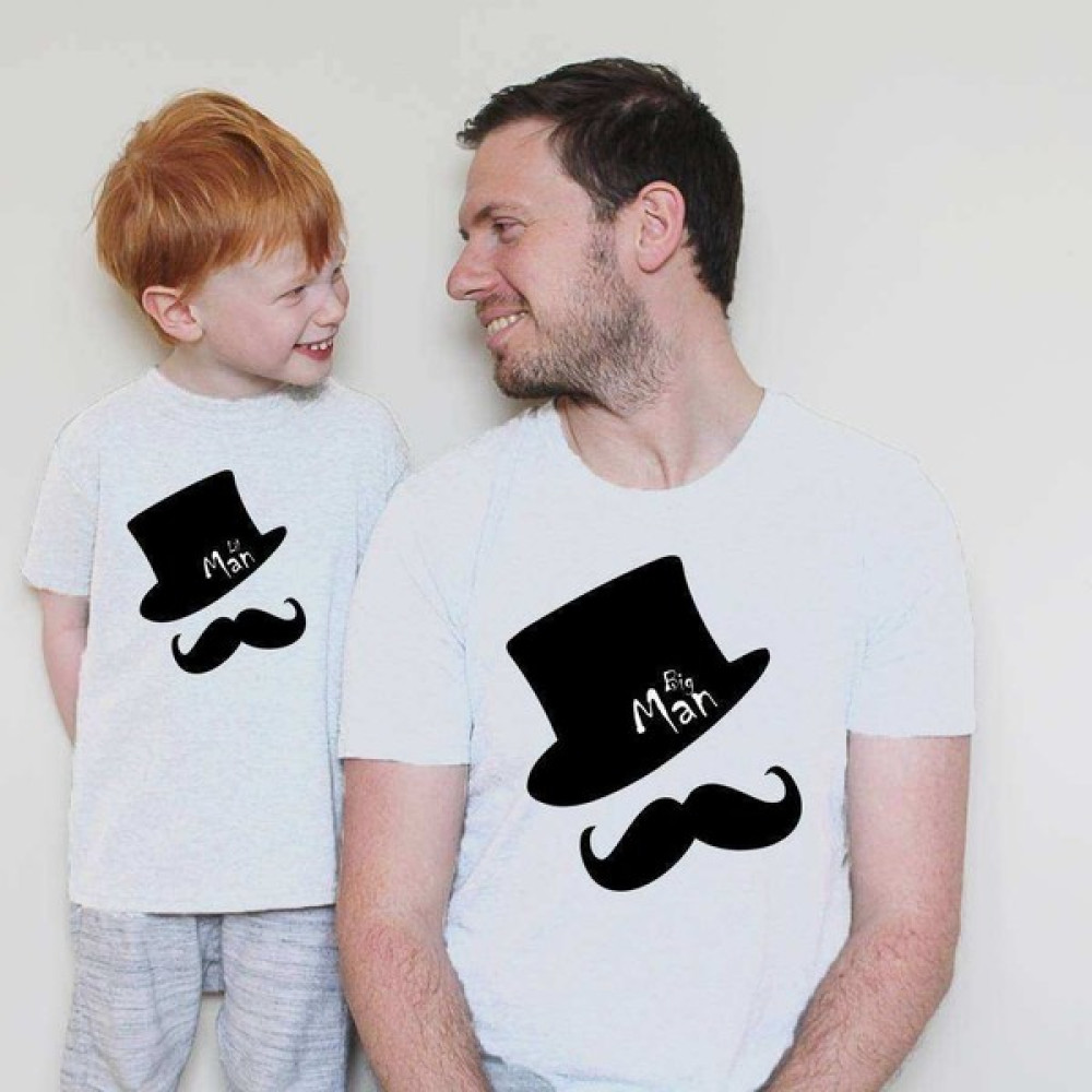 Tshirthane Baba Oğul Big Man Lil Man Tshirt (Tekli Üründür Kombin Yapmak Için 2 Adet Sepete Ekleyiniz) Erkek T-shirt Fiyatı