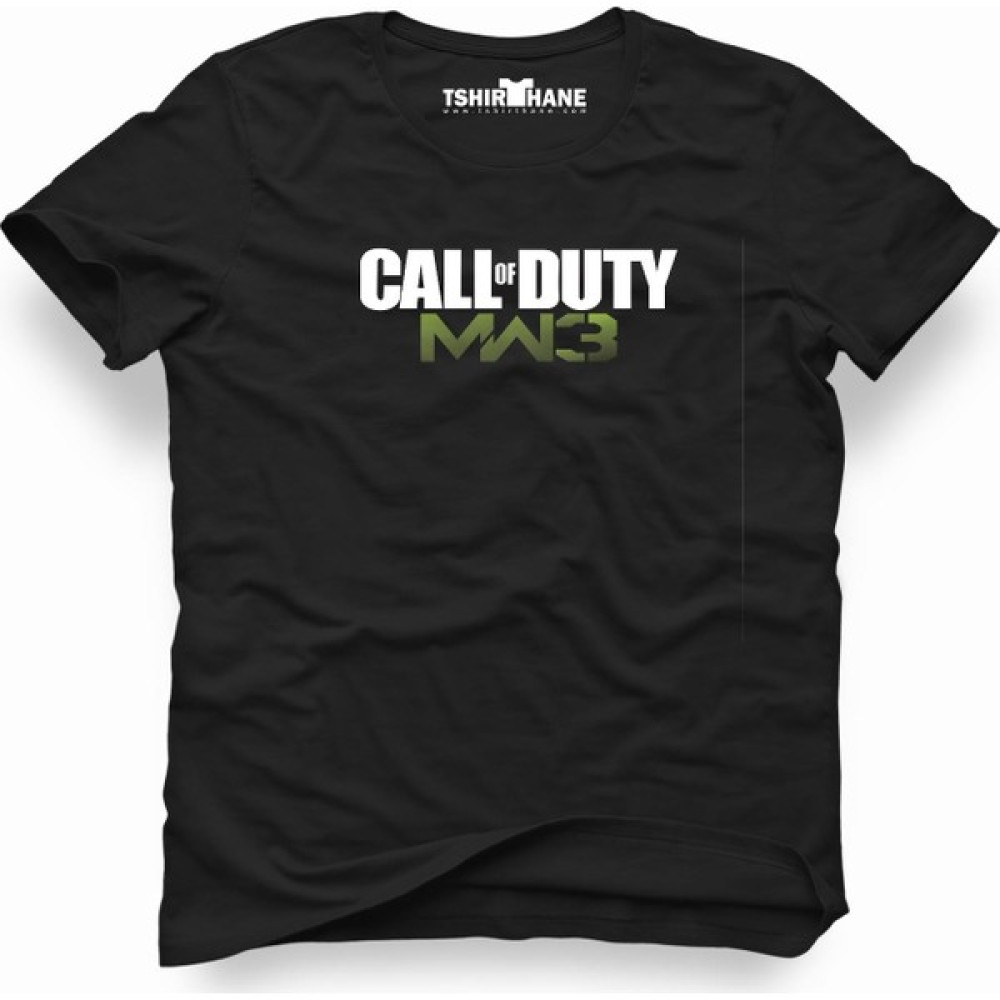 Tshirthane Call Of Duty Mw3 Siyah Erkek T-Shirt Erkek T-shirt Fiyatı