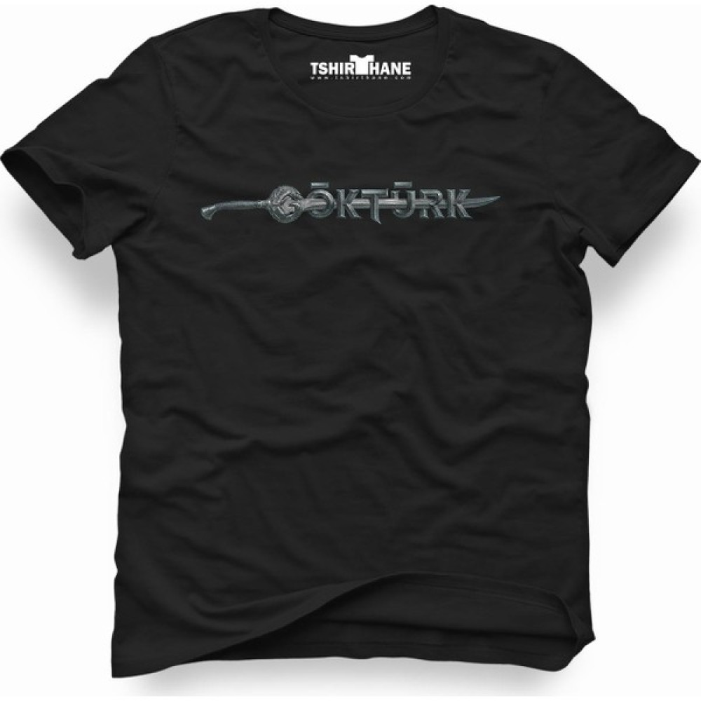 Tshirthane Göktürk Logo Erkek T-Shirt Erkek T-shirt Fiyatı