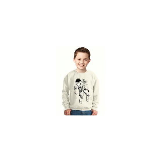 Tshirthane Nasa Uzay Astronot Gezinti Çocuk Sweatshirt Erkek Çocuk Sweatshirt Fiyatı