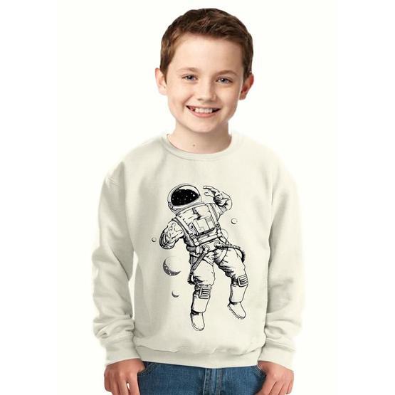 Tshirthane Nasa Uzay Astronot Gezinti Çocuk Sweatshirt