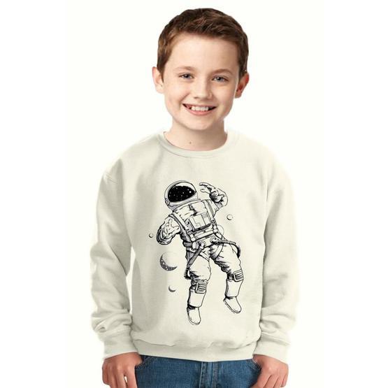 Tshirthane Nasa Uzay Astronot Gezinti Çocuk Sweatshirt