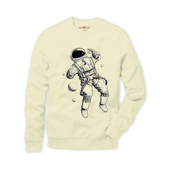 Tshirthane Nasa Uzay Astronot Gezinti Çocuk Sweatshirt