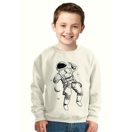 Tshirthane Nasa Uzay Astronot Gezinti Çocuk Sweatshirt