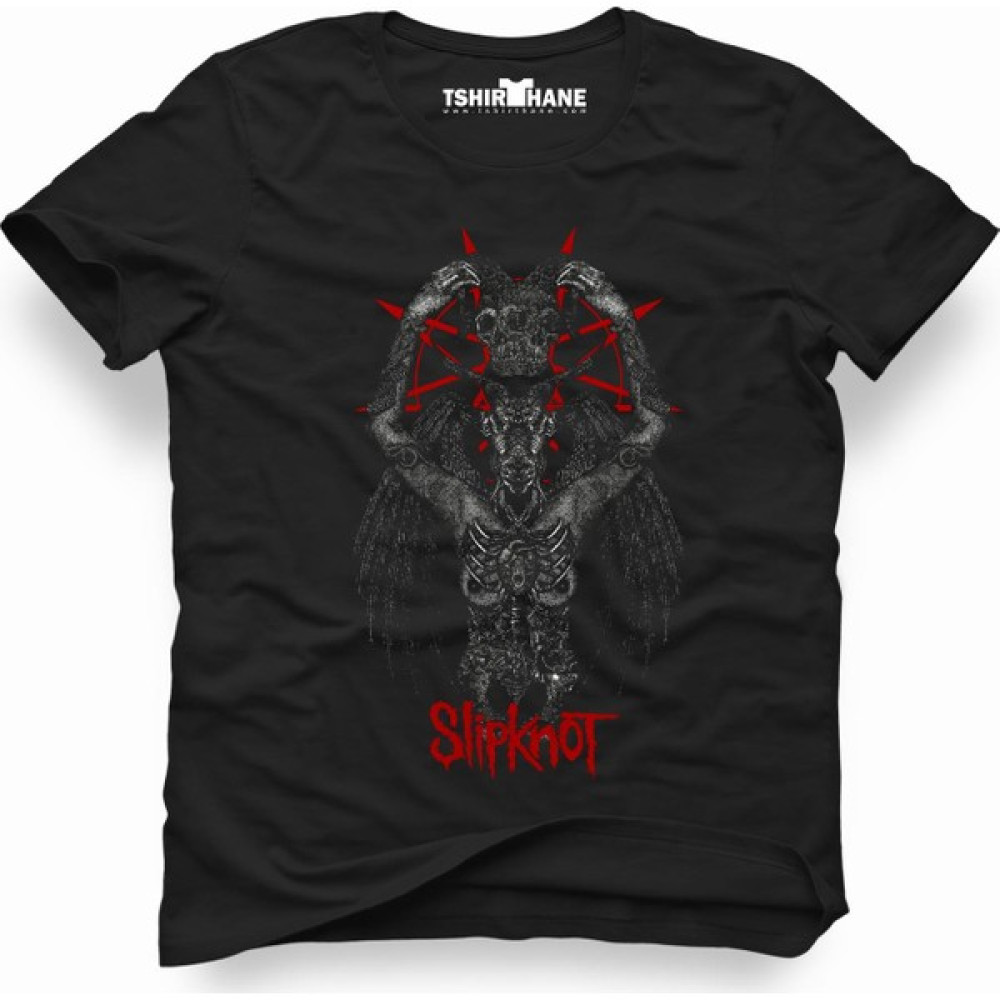 Tshirthane Slipknot's  Prepare for Hell Tour Erkek T-Shirt Erkek T-shirt Fiyatı