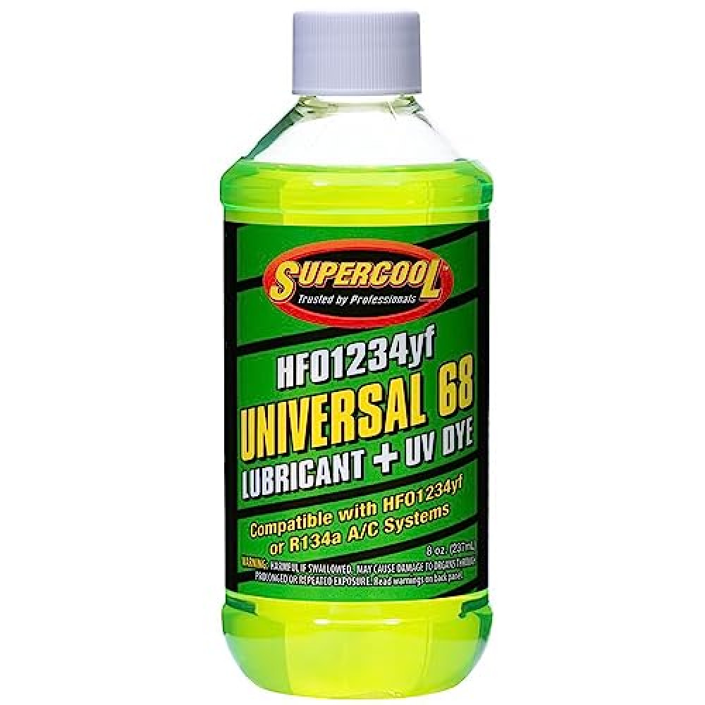 TSI Supercool 1234yf EV Electric Vehicle POE 68 Viscosity with UV Dye 8oz