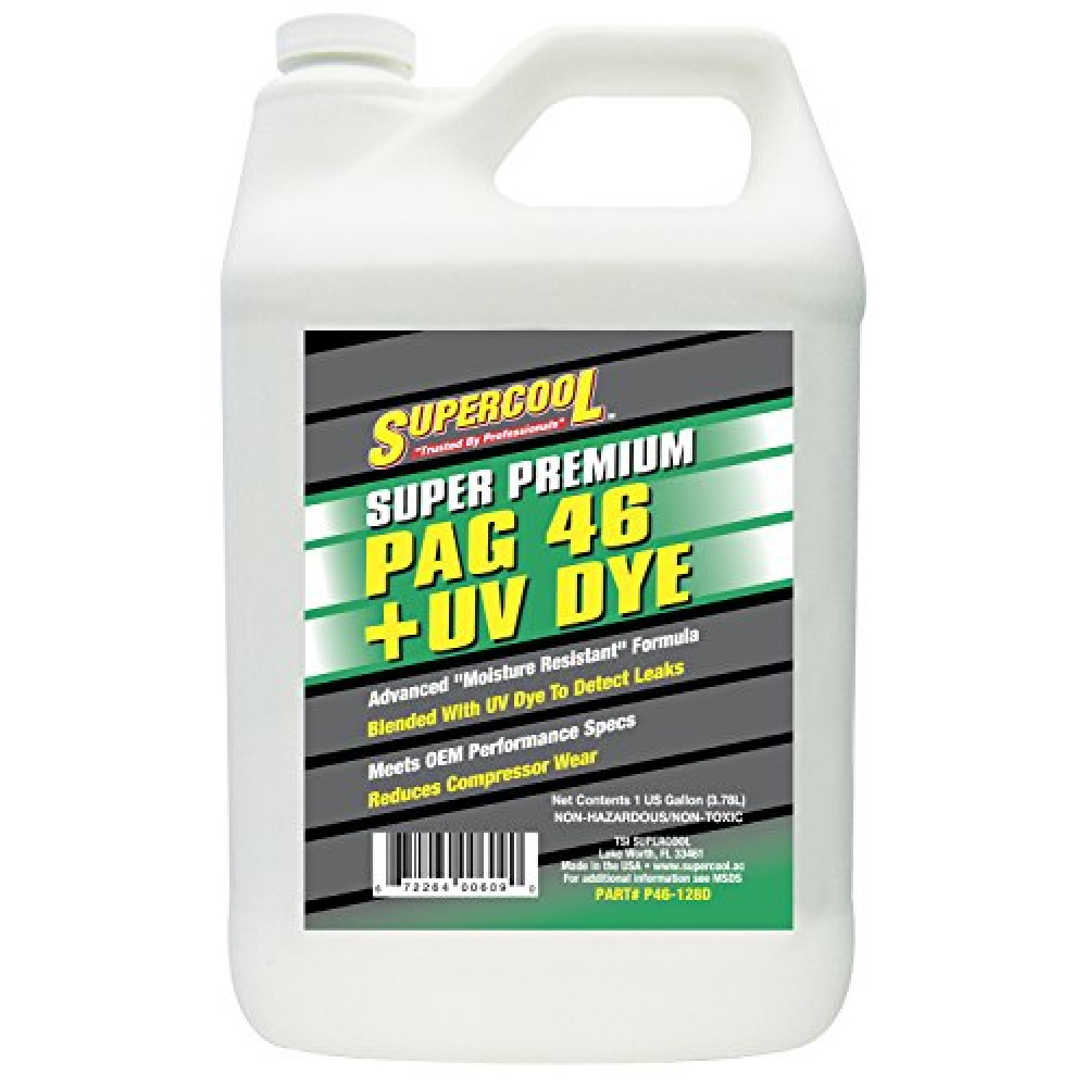 TSI Supercool P46-128D PAG 46-Viscosity Plus U/V Dye Oil - 1 Gallon