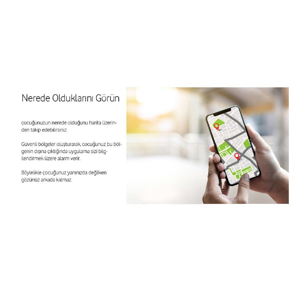 Tsmart Akıllı Çocuk Saati Suya Dayanıklı GPS Özellikli Pembe