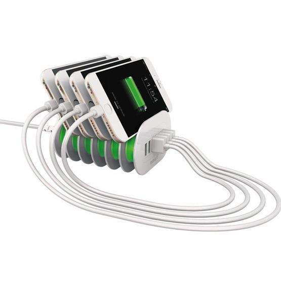 Tsmart Ergonomik Dizayn 6 USB Çıkışlı Şarj Cihazı