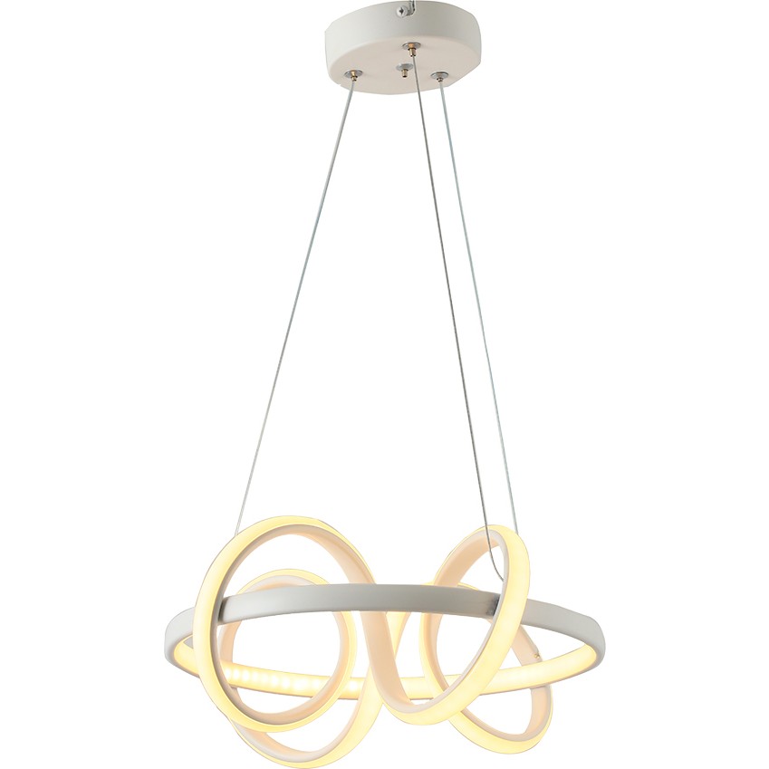 TT Aydınlatma TT003-BY Tt Aydınlatma Sarmal Modeli Mat Beyaz LED Avize - Beyaz Işık Avize Fiyatı