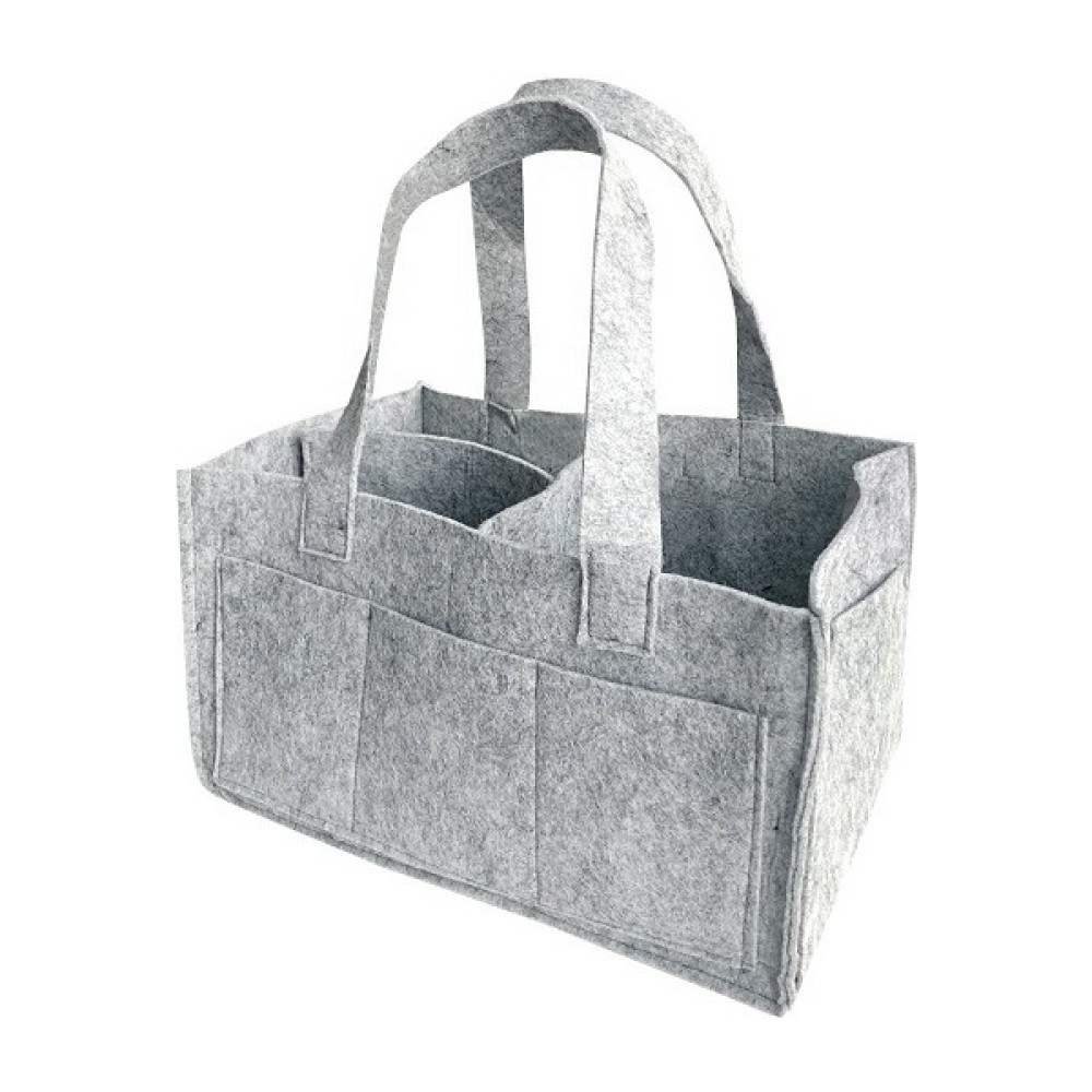 T&t Shop T&t Shop Keçe Anne Bebek Bakım Çantası Bebek Eşya Düzenleyici Çok Gözlü Organizer - Gri Bebek Bakım Çantası Fiyatı