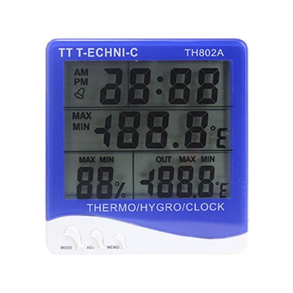 TT-Technich Termometre TH-802A Oda Tipi Ekranlı Sıcaklık-Nem Ölçer Oto Boyaları Fiyatı