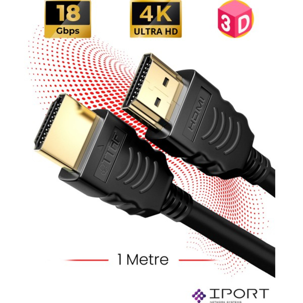 Ttaf HDMI 2.0 4K Ultra Hd 60 Hz Ses ve Görüntü Aktarım Kablosu 1 Metre - 1 m Ses Kablosu Fiyatı