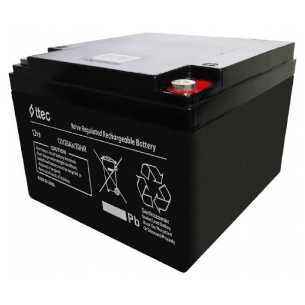 Ttec 12V 26AH Base Bakımsız Kuru Akü 12 Volt 26 Amper Akü Oto Boyaları Fiyatı