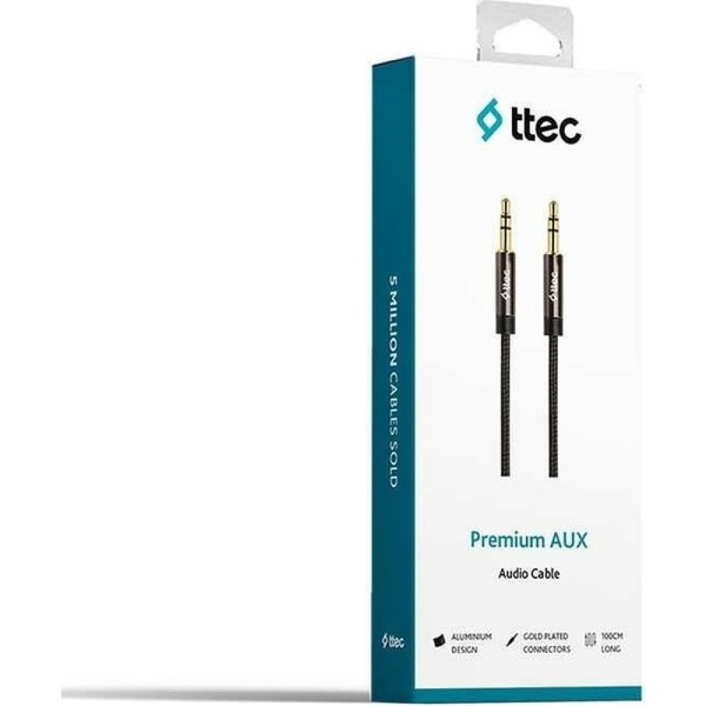 Ttec 2AK01 3.5mm Aux Stereo Siyah Ses Kablosu-1 mt Oto Boyaları Fiyatı