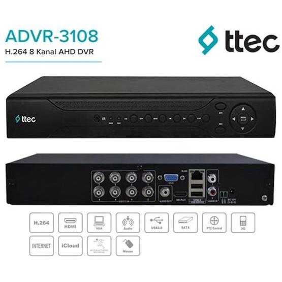 Ttec Advr-3108 8 Kanal Analog Kayıt Cihazı
