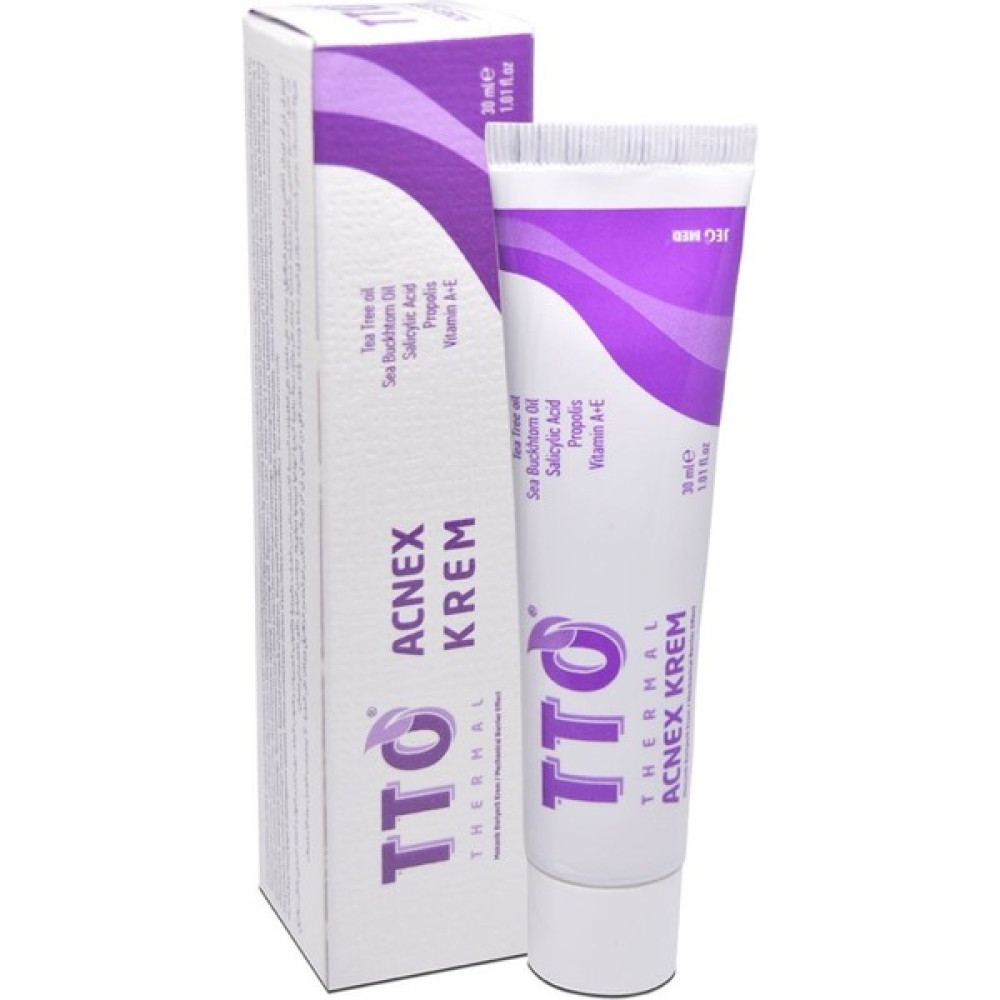 TTO Acnex Akne Kremi 30 ml (Çay Ağacı Yağı/tea Tree Oil) Salisilik Asit Akne ve Sivilce Bakımı Fiyatı
