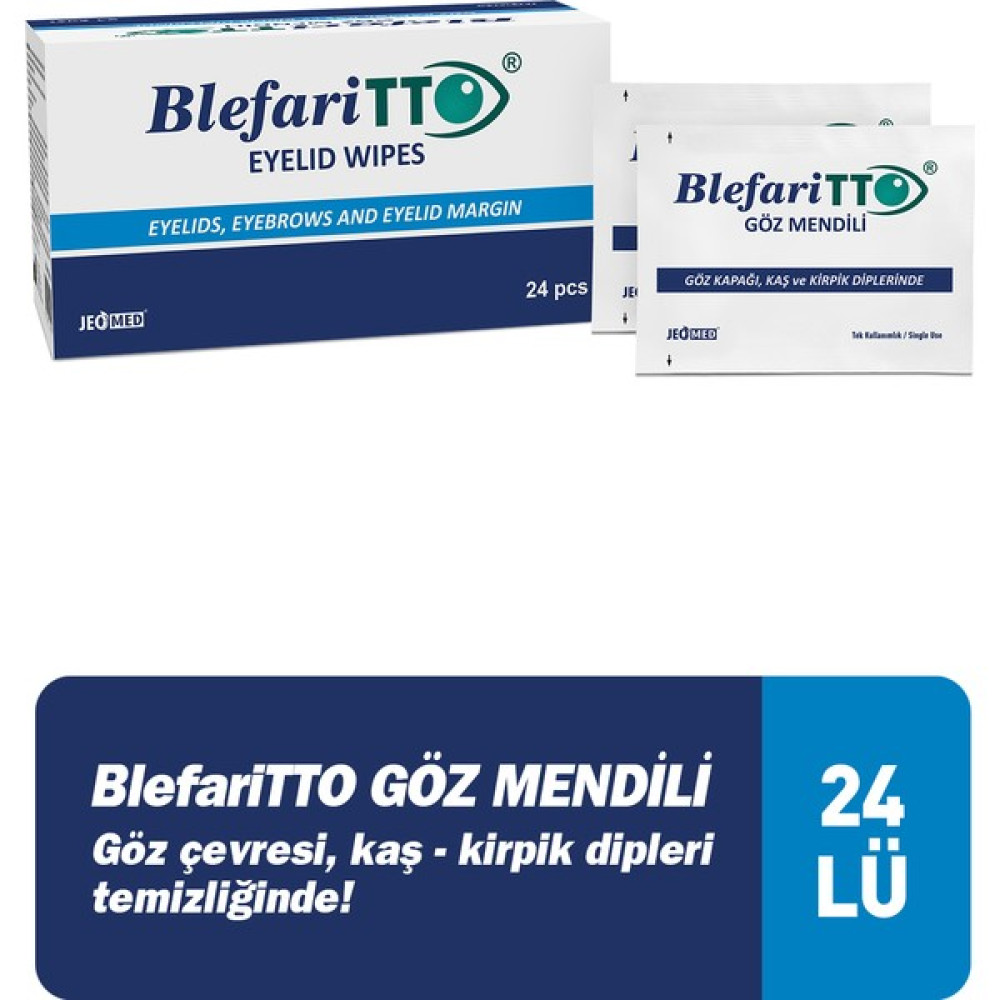 TTO Blefaritto Swap Göz Mendili 24 Adet Cilt Temizleme ve Peeling Fiyatı